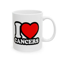 I LOVE CANCERS MUG