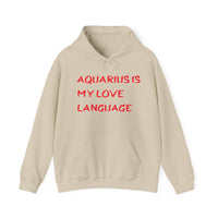 AQUARIUS IS MY LOVE LANGUAGE HOODIE