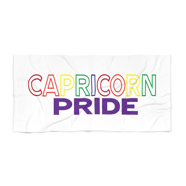 CAPRICORN PRIDE BEACH TOWEL