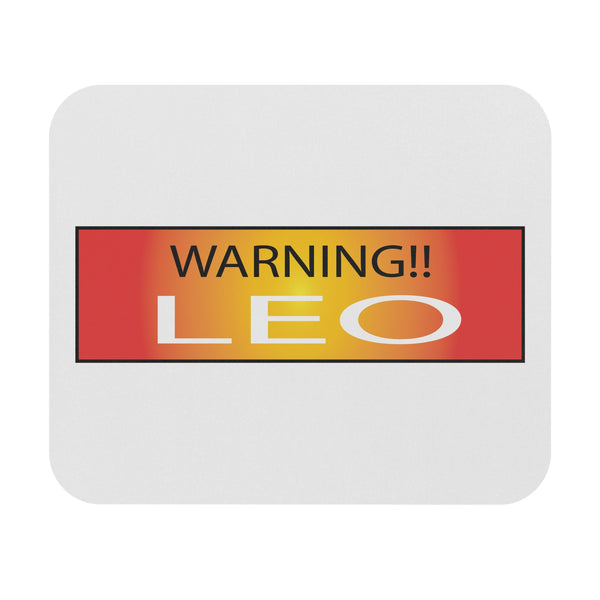 WARNING!! LEO MOUSEPAD (Rectangle)