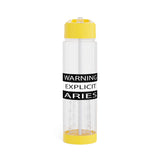 WARNING ARIES INFUSER WATER BOTTLE