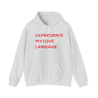 CAPRICORN IS MY LOVE LANGUAGE HOODIE