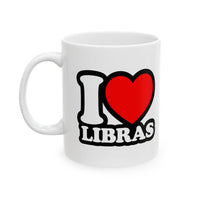 I LOVE LIBRAS MUG