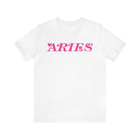 ARIES PINK T SHIRT