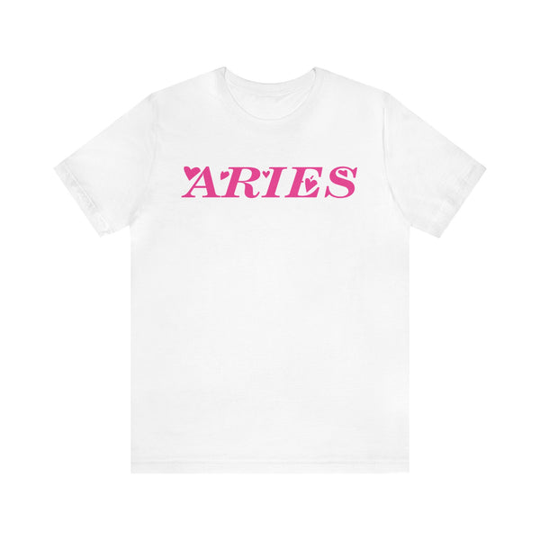 ARIES PINK T SHIRT