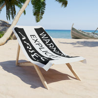 WARNING ARIES BEACH TOWEL