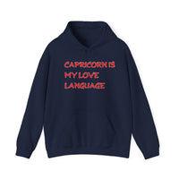 CAPRICORN IS MY LOVE LANGUAGE HOODIE