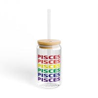 PISCES RAINBOW SIPPER GLASS