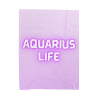 AQUARIUS LIFE VELVETEEN PLUSH BLANKET