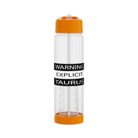 WARNING TAURUS INFUSER WATER BOTTLE