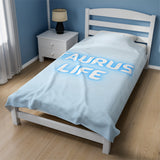 TAURUS LIFE VELVETEEN PLUSH BLANKET