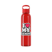 I LOVE MY GEMINI WATER BOTTLE