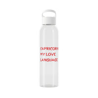 CAPRICORN IS MY LOVE LANGUAGE WATER BOTTLE