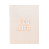 LEO LIFE VELVETEEN PLUSH BLANKET