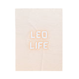 LEO LIFE VELVETEEN PLUSH BLANKET