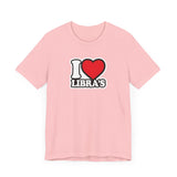 I LOVE LIBRAS T SHIRT