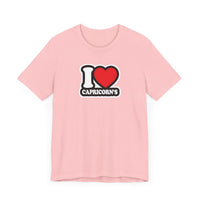 I LOVE CAPRICORNS T SHIRT