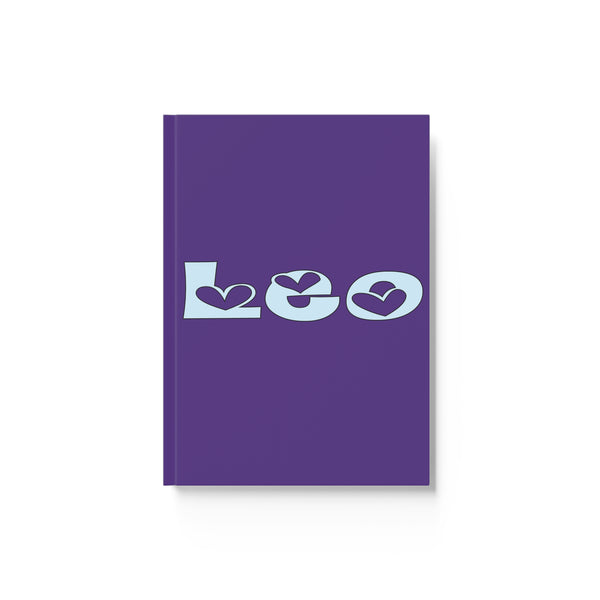 LEO LIGHT BLUE HARD BACKED JOURNAL