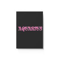 AQUARIUS PINK HARD BACKED JOURNAL