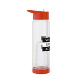 WARNING AQUARIUS INFUSER WATER BOTTLE