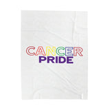 CANCER PRIDE VELVETEEN PLUSH BLANKET