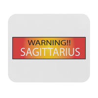 WARNING!! SAGITTARIUS MOUSEPAD (Rectangle)