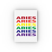 ARIES RAINBOW HARD BACKED JOURNAL