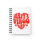 HAPPY VIRGO DAY SPIRAL BOUND JOURNAL