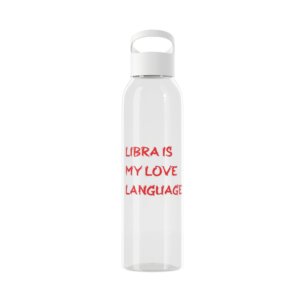 LIBRA IS MY LOVE LANGUAGE WATER BOTTLE