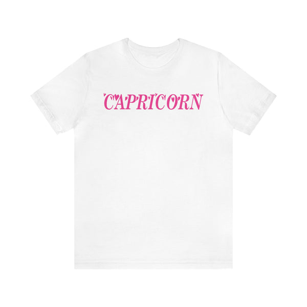 CAPRICORN PINK T SHIRT