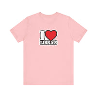 I LOVE LIBRAS T SHIRT