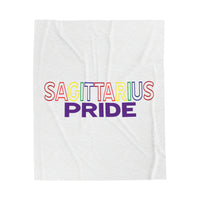 SAGITTARIUS PRIDE VELVETEEN PLUSH BLANKET