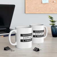 WARNING EXPLICIT LIBRA MUG