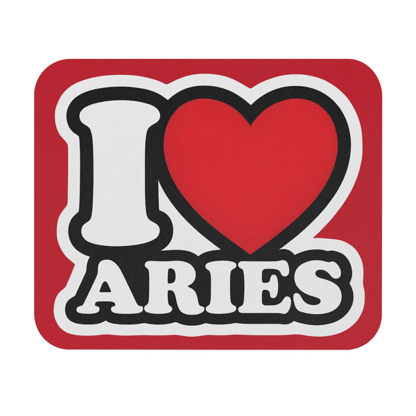 I LOVE ARIES MOUSEPAD (Rectangle)