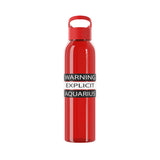 WARNING AQUARIUS WATER BOTTLE