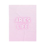 ARIES LIFE VELVETEEN PLUSH BLANKET