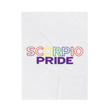 SCORPIO PRIDE VELVETEEN PLUSH BLANKET