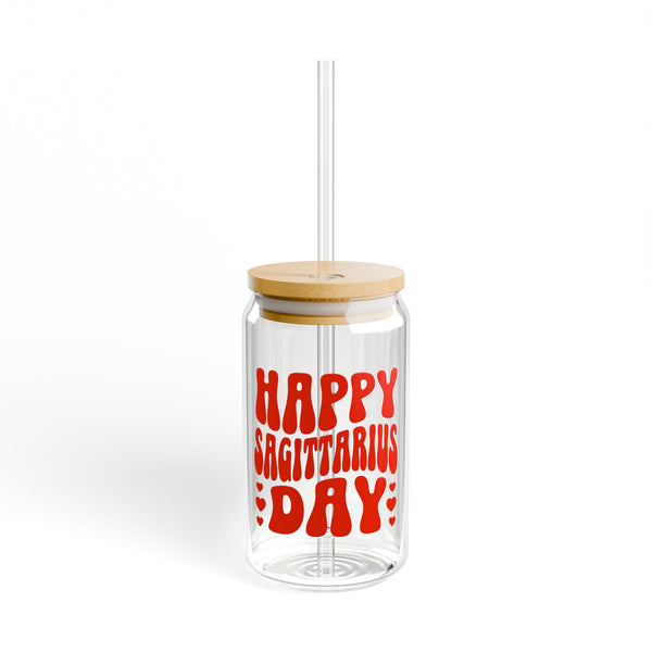 HAPPY SAGITTARIUS DAY SIPPER GLASS