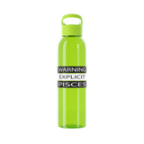 WARNING PISCES WATER BOTTLE