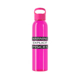 WARNING PISCES WATER BOTTLE