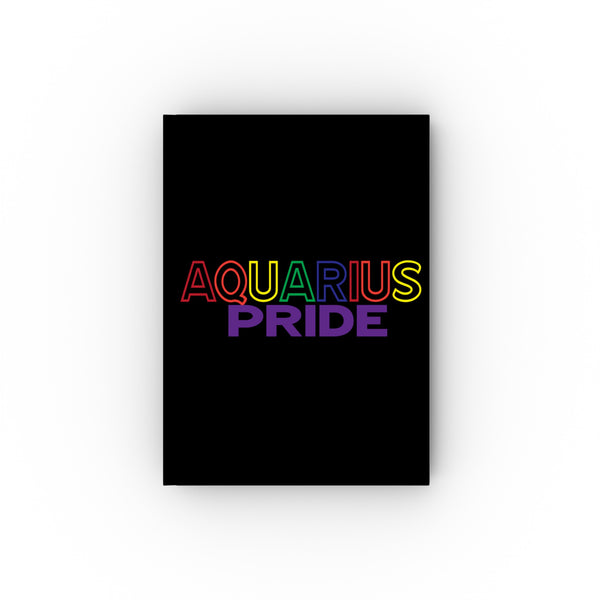 AQUARIUS PRIDE HARD BACKED JOURNAL