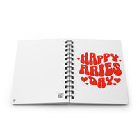 HAPPY ARIES DAY SPIRAL BOUND JOURNAL