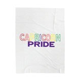 CAPRICORN PRIDE VELVETEEN PLUSH BLANKET