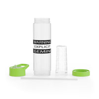 WARNING GEMINI INFUSER WATER BOTTLE