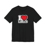 I LOVE LIBRAS T SHIRT