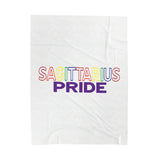 SAGITTARIUS PRIDE VELVETEEN PLUSH BLANKET