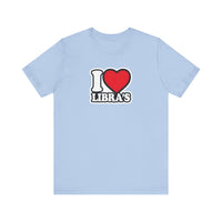 I LOVE LIBRAS T SHIRT