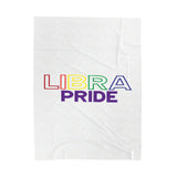 LIBRA PRIDE VELVETEEN PLUSH BLANKET