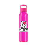 I LOVE MY ARIES WATER BOTTLE