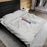 ARIES PRIDE VELVETEEN PLUSH BLANKET